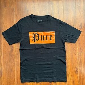 Pure black tee